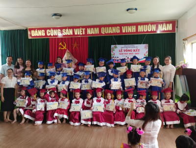 Lễ tổng kết năm học 2022-2023 của trường Mầm non Nguyễn Trãi