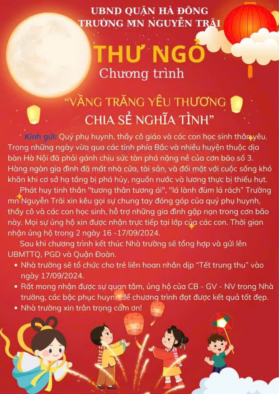 Trung thu yêu thương- Chia sẻ nghĩa tình